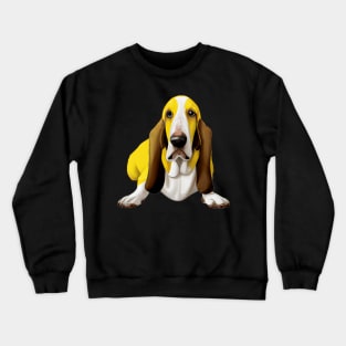 Lemon Basset Hound Crewneck Sweatshirt